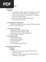 AT3C Facilities Layout Written Report