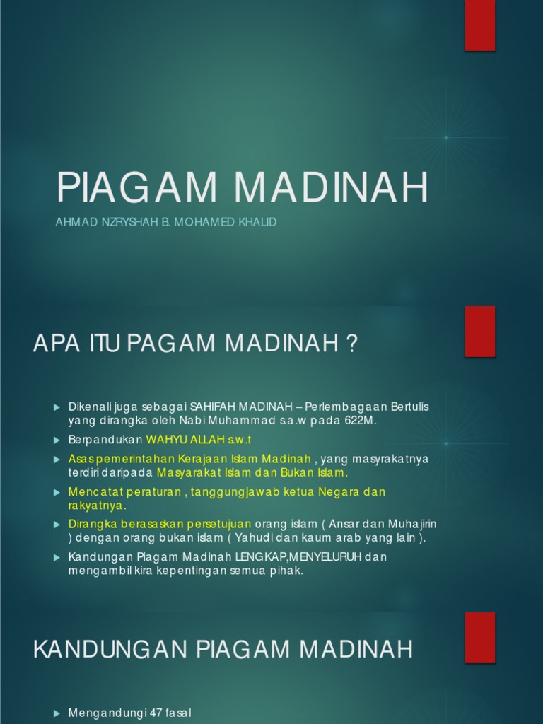 Piagam Madinah Utk Pw1 Pdf