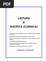 Apostila Da Alfabetização e Letra Cursiva
