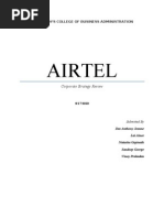 Download Airtel Strategic Management  by Sandeep George SN37092403 doc pdf