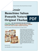 Jual Sabun Bumebime Sabun Pemutih Natural Asli, Makassar, Bandung Jakarta Bekasi Depok