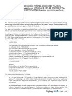 Testate Estate of Jose Eugenio Ramirez Vs Marcelle Vda de Ramirez Et Al PDF