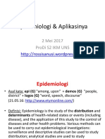 Epidmiologi Dan Aplikasinya 2017