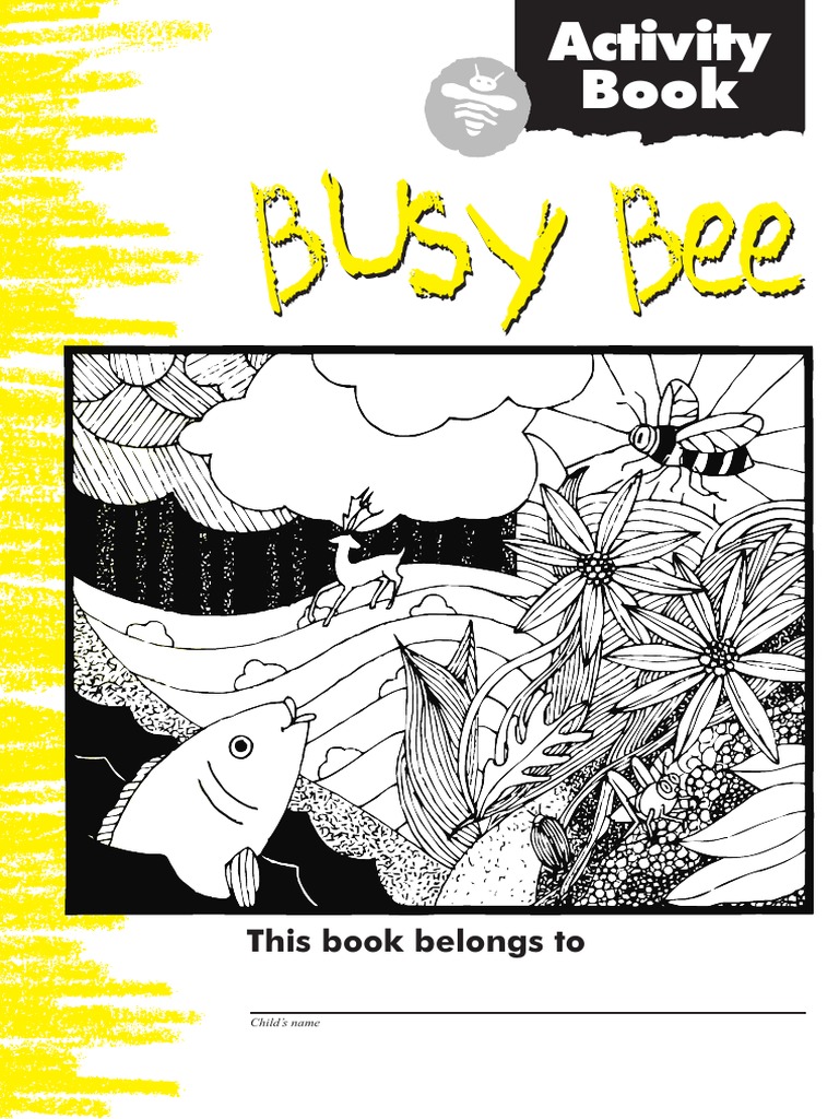 Busy Bee Activity Book Adam And Eve Flowers