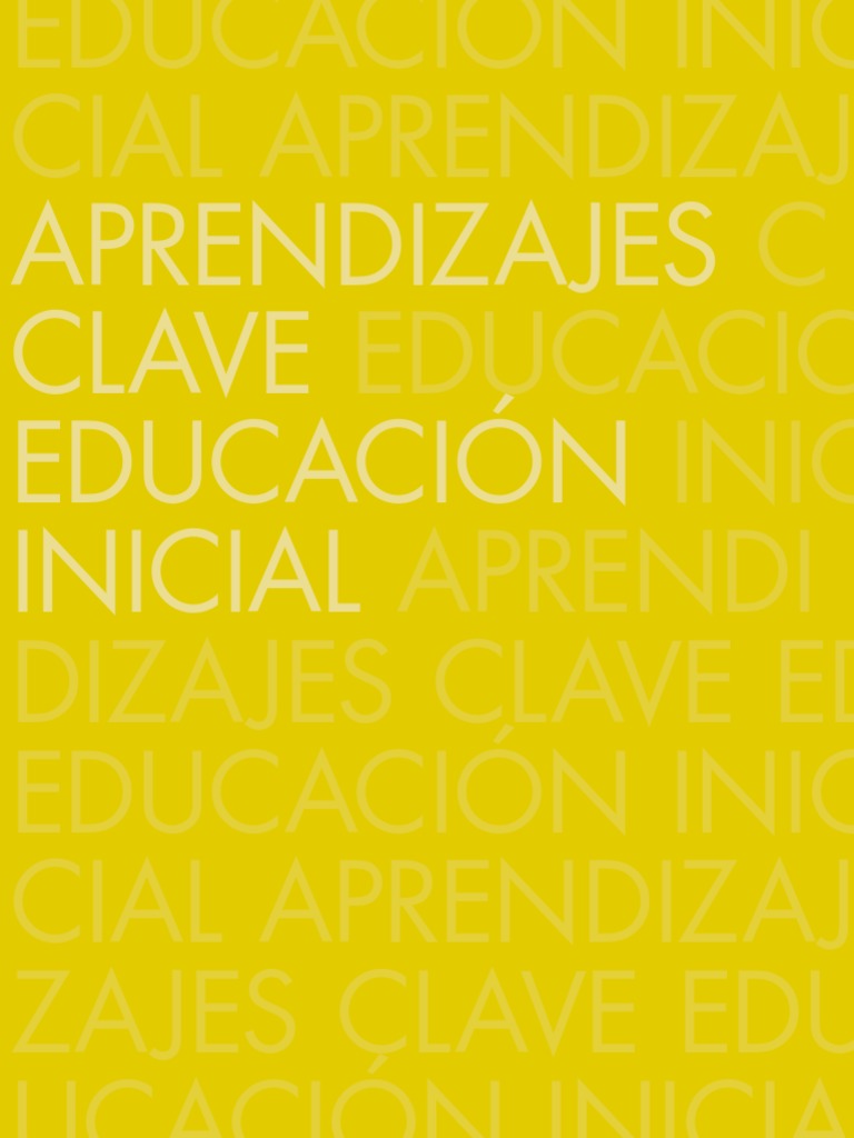 Aprendizajes Clave Inicial | PDF | Jardín de infancia | México