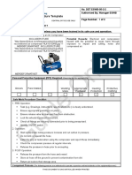 Air Compressor Procedure