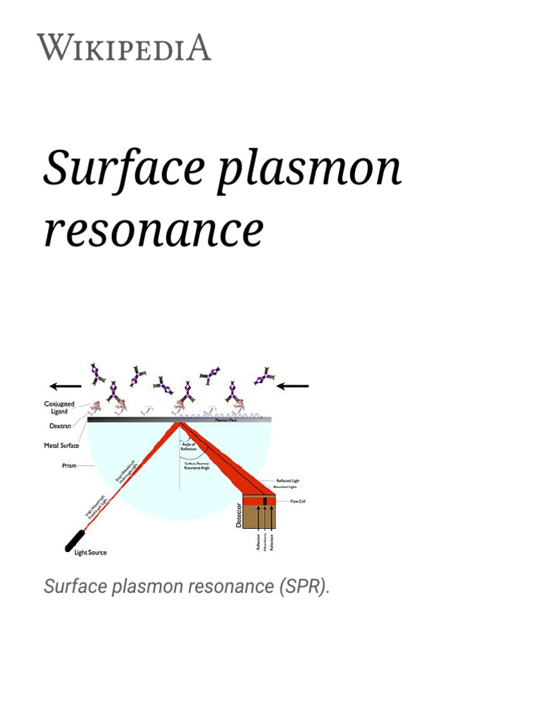 Surface Plasmon Resonance | PDF | Surface Plasmon Resonance | Physical ...
