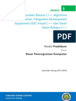 Dasar Pemrograman Modul 1 Pengenalan Pemrograman