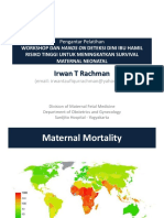 Irwan T Rachman: Workshop Dan Hands On Deteksi Dini Ibu Hamil Risiko Tinggi Untuk Meningkatkan Survival Maternal Neonatal