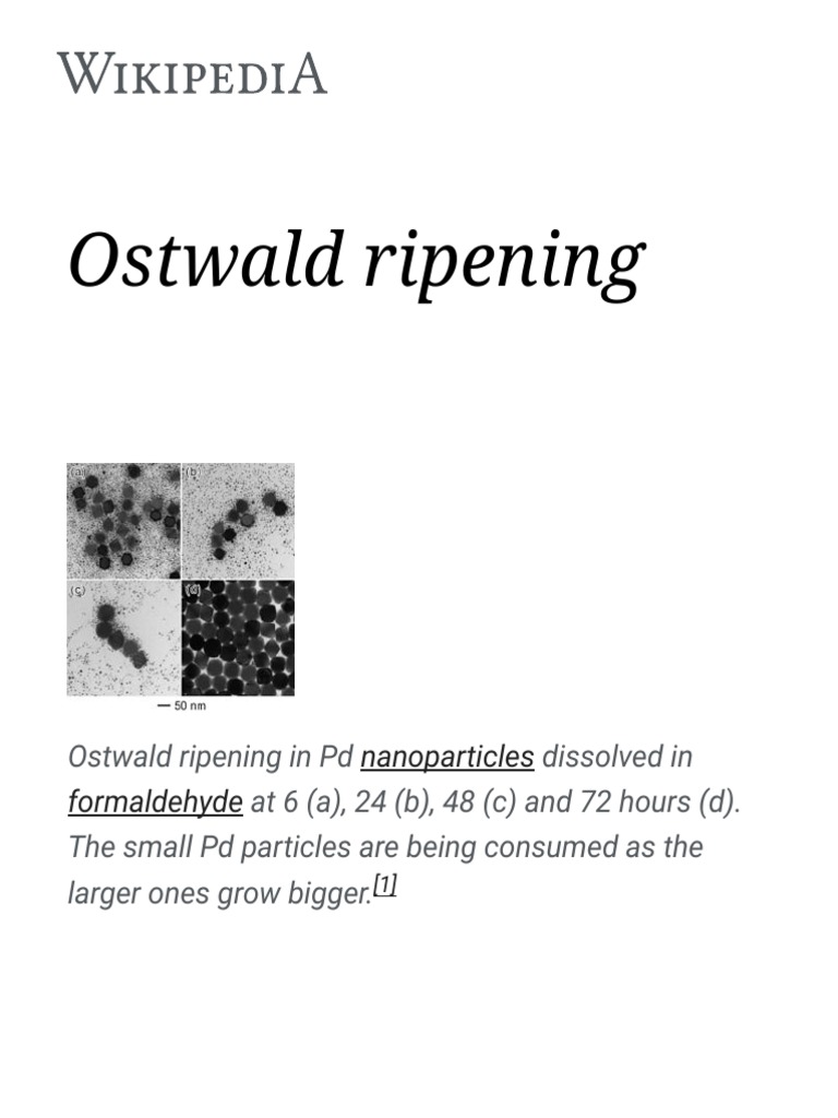 Ostwald Ripening | Condensed Matter Physics | Soft Matter