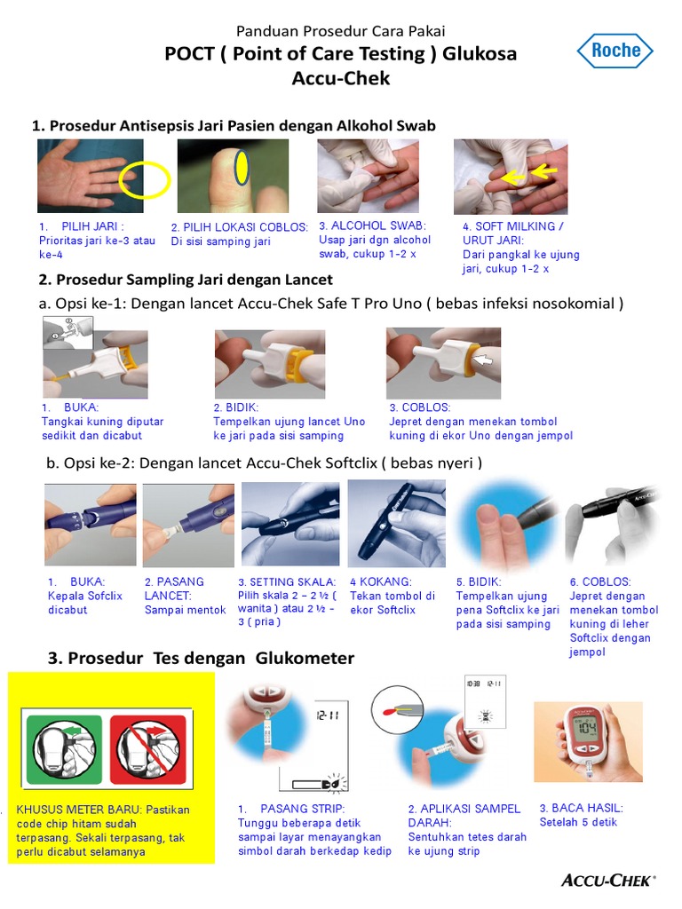 2012 12 Mini Poster Panduan Cara Pakai AccuChek Performa Dan Lancet PDF