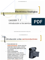 Lección 1.1 Introducción A Los Semiconductores