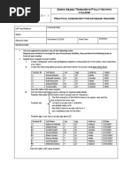 Addis Ababa Tegbare-Id Polly Technic College: Practical Assessment For Database Trainers