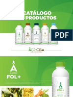 Catálogo de productos agrícolas