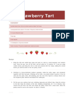 Strawberry Tart: Recipe