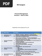 Fin Management - Lectures 1 - 30