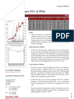 Research/Ceylinco Insurance PLC - December 2008