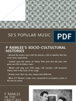 50'S Popular Music: Tan Sri Datuk Amar (DR) P. Ramlee (Teuku Zakaria Bin Teuku Nyak Puteh)
