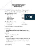 Sampleschoolsitecouncilminutes 1 PDF