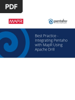 Integrate Pentaho With MapR Using Apache Drill