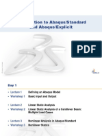 Introduction To Abaqus/Standard and Abaqus/Explicit