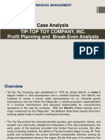 Case Analysis - Tip-Top Toy Comp.