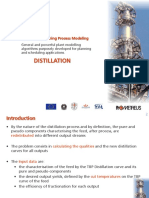 Distillation: SHORT-CUT Refining Process Modeling