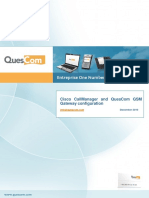 Cisco CallManager and QuesCom GSM Gateway Configuration EN1210 PDF