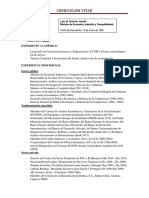 CV Del Ministro de Economía y Candidato A La Vicepresidencia Del BCE, Luis de Guindos