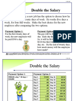 Double The Salary: Payment Option 2: Payment Option 1