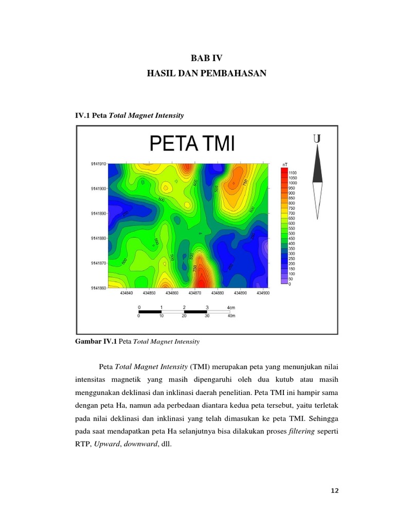 Peta Anomali Magnetik dan RTP | PDF