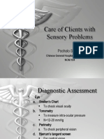 Care of Clients With Sensory Problems Care of Clients With Sensory Problems
