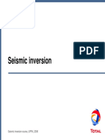 UPPA Seismic Inversion Course Outline