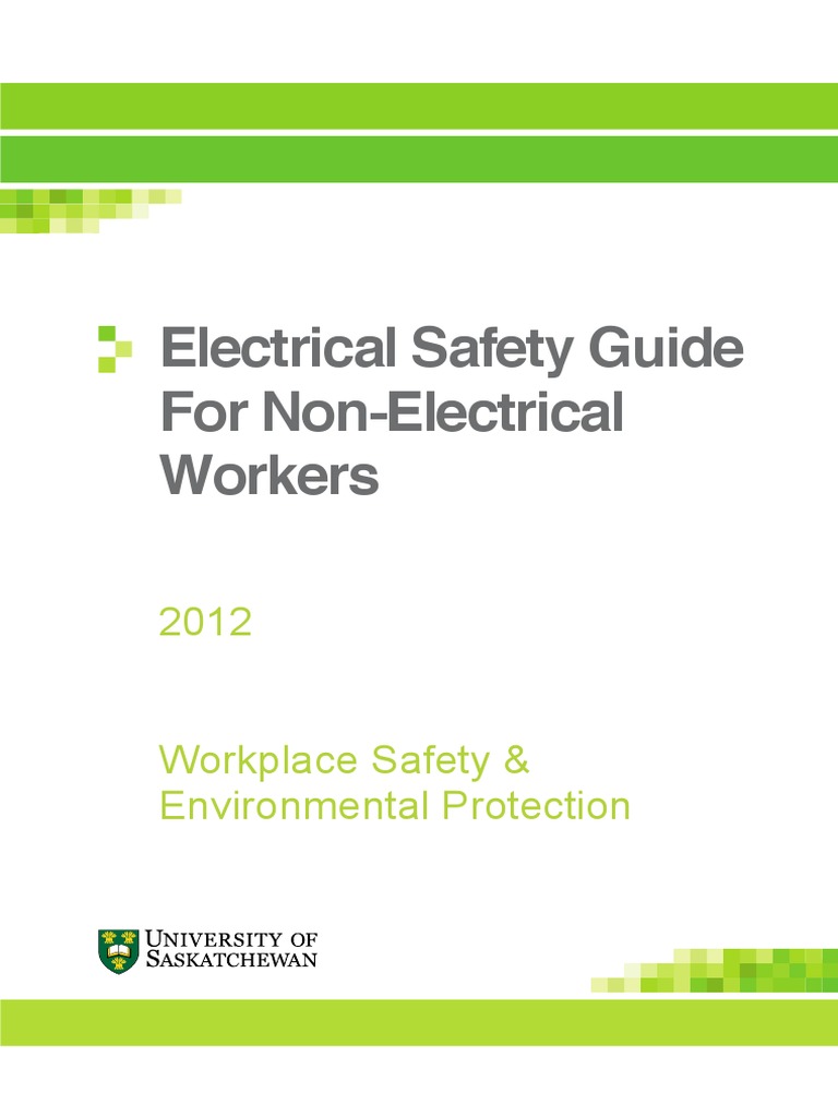 Electrical Safety Guideline | PDF | Electric Shock | Occupational ...