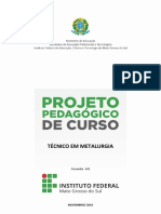 Projeto Pedagogico Do Curso Tecnico Em Metalurgia Corumba