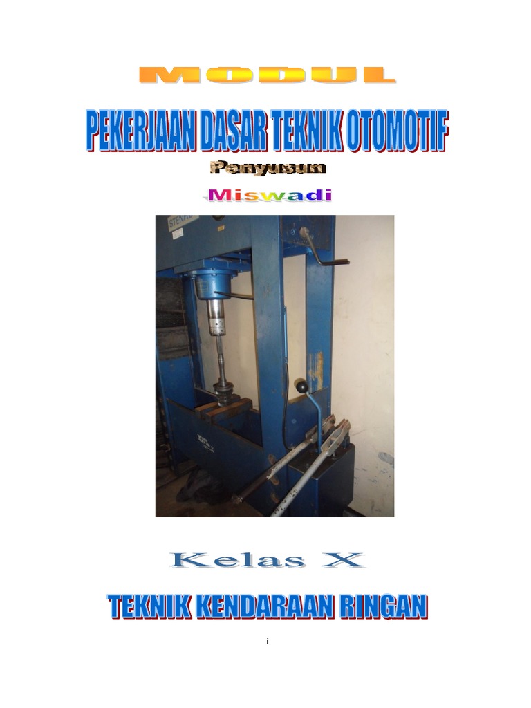 Pekerjaan Dasar Teknik Otomotif Yang Akan Diedit