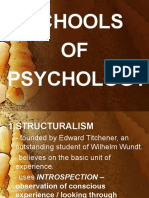 Schools of Psychology