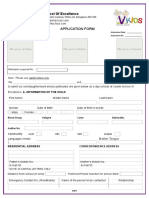 Admission Form