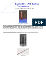Alat Ukur Kualitas BBM SPBU Dan Cara Pen