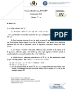 Mate - Info.Ro.3685 CONCURSUL EUCLID 2016 - SUBIECTE SI BAREM - CLASA A IV-A PDF