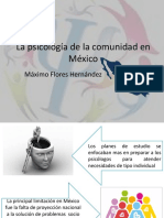 La Psicología de La Comunidad en México