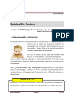 Marketing Mix - Producto