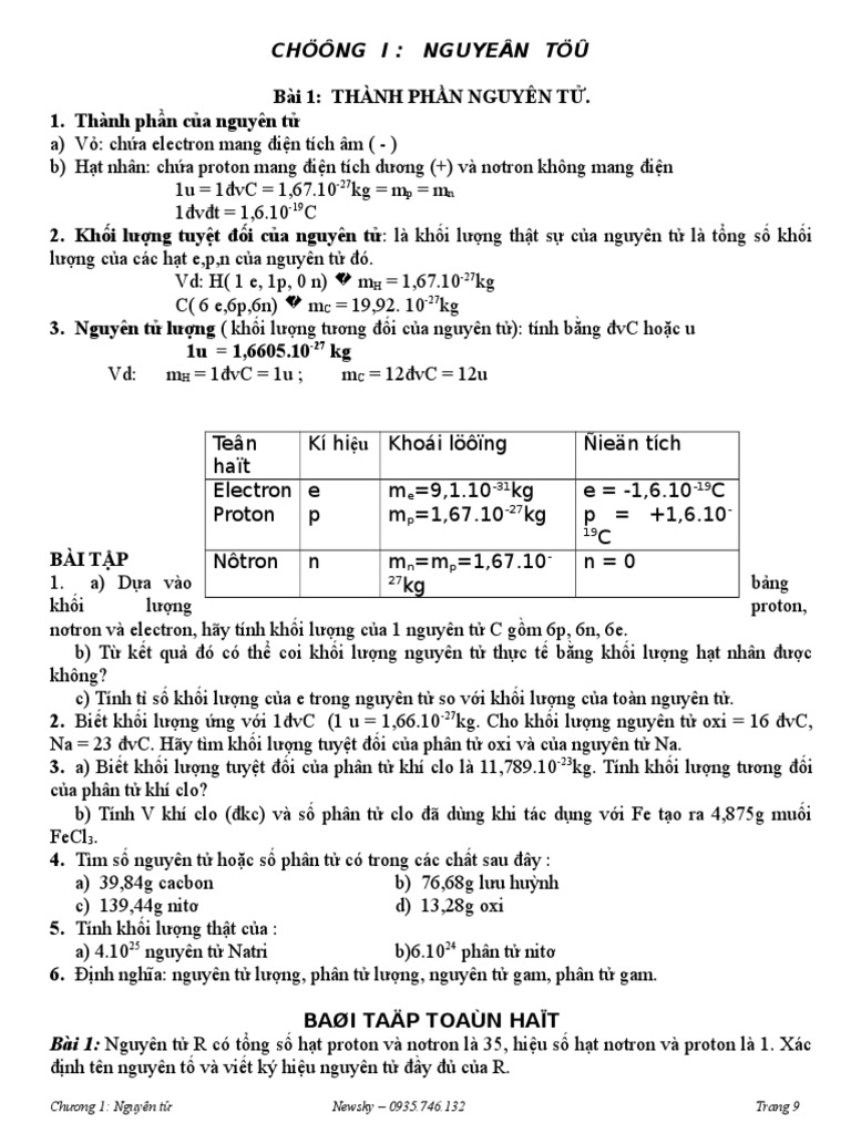 Số Hiệu Nguyên Tử của Natri và Tầm Quan Trọng Trong Hóa Học
