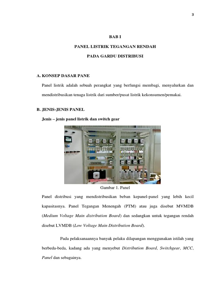 Bab II Komponen Panel | PDF