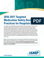 ISMP - 2016-2017 Targeted Medication Safety Best Practices for Hospitals