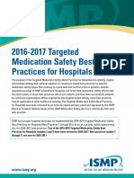 ISMP - 2016-2017 Targeted Medication Safety Best Practices For Hospitals