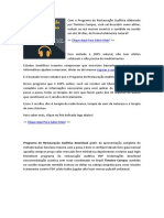 Programa de Restauração Auditiva PDF DOWNLOAD