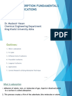 Surface Adsorption and Its Applications