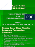 8-9. Konsep Biaya, Beban, Dan Pegurang Penghasilan