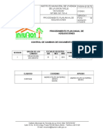 Procedimiento Plan Anual de Adquisiciones